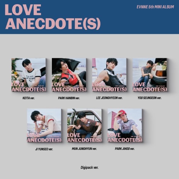 이븐 (EVNNE) - 미니 5집 [LOVE ANECDOTE(S)] Digipack ver. (7종 세트)