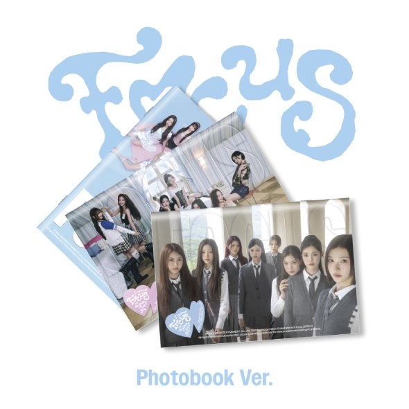 Hearts2Hearts - 미니 1집 [FOCUS] (Photobook Ver.) 3종 세트