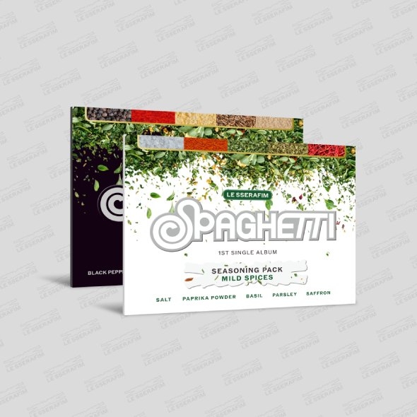 르세라핌 (LE SSERAFIM) - 1st Single Album  [SPAGHETTI] Weverse Albums ver.) 랜덤