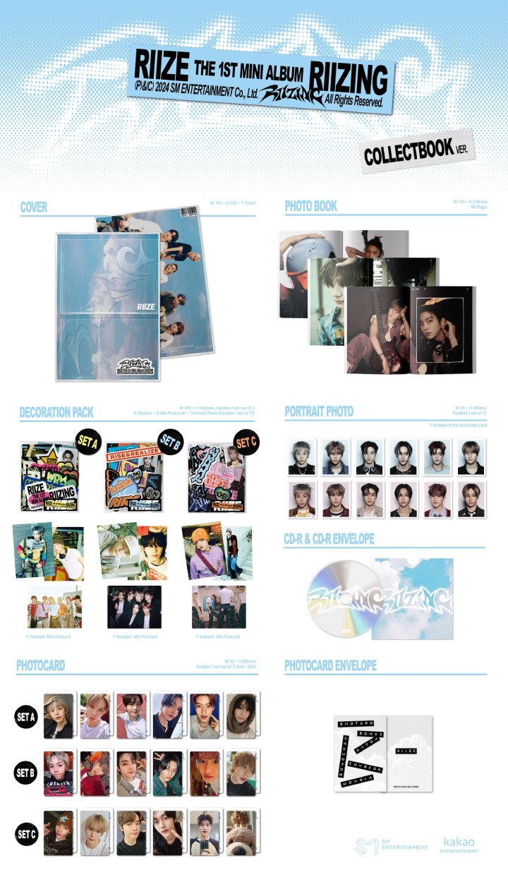 라이즈 (RIIZE) - 미니1집 [RIIZING] (Collect Book Ver.)