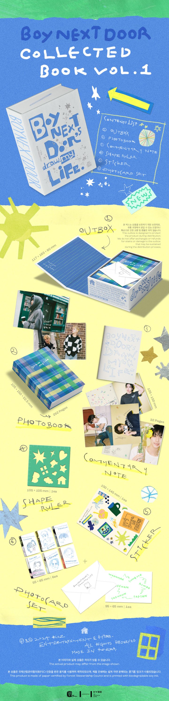 보이넥스트도어 (BOYNEXTDOOR) - BOYNEXTDOOR COLLECTED BOOK VOL.1