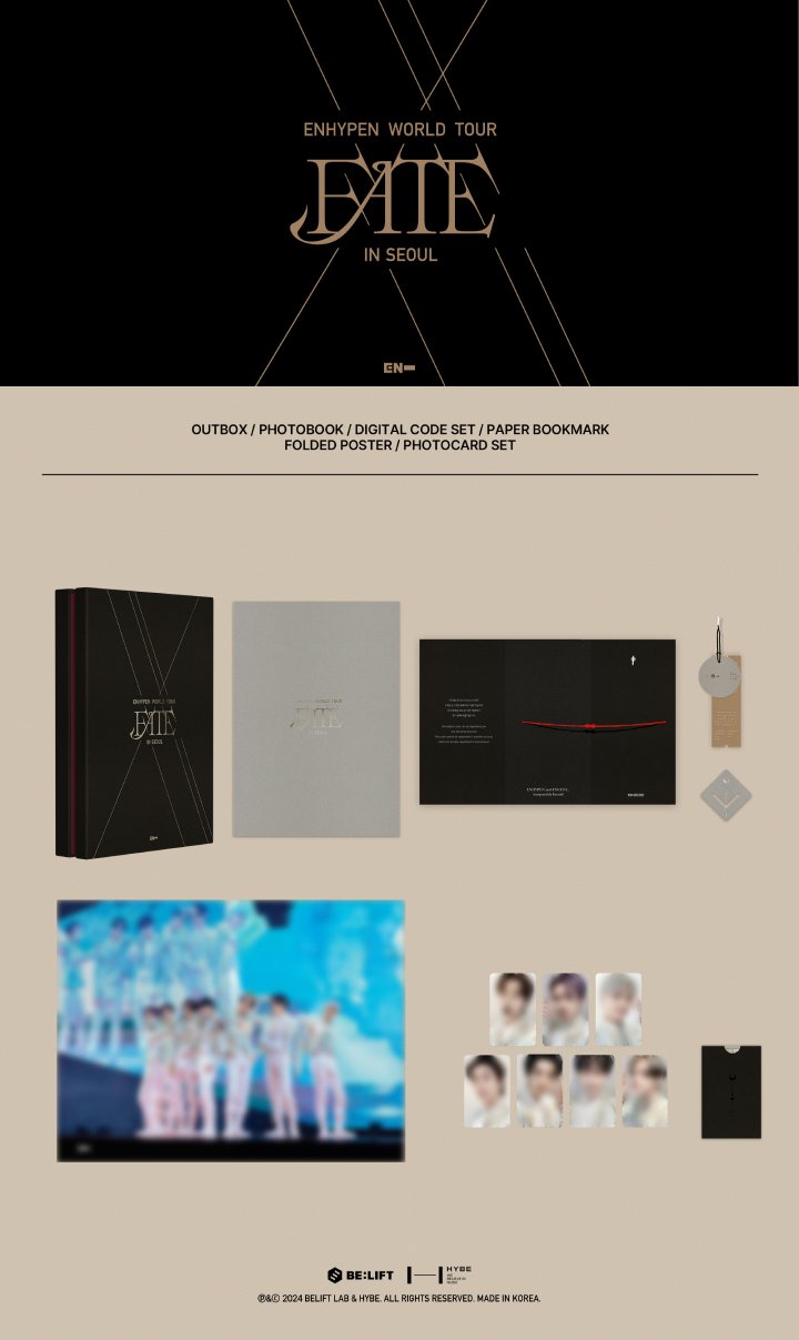 엔하이픈 (ENHYPEN) -ENHYPEN WORLD TOUR ‘FATE’ IN SEOUL+OTHER STORIES SET