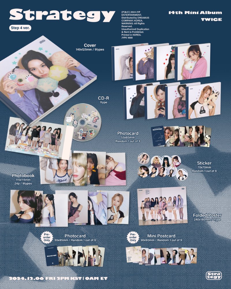 트와이스 (TWICE) - 미니 14집 [STRATEGY](Step4 ver.)