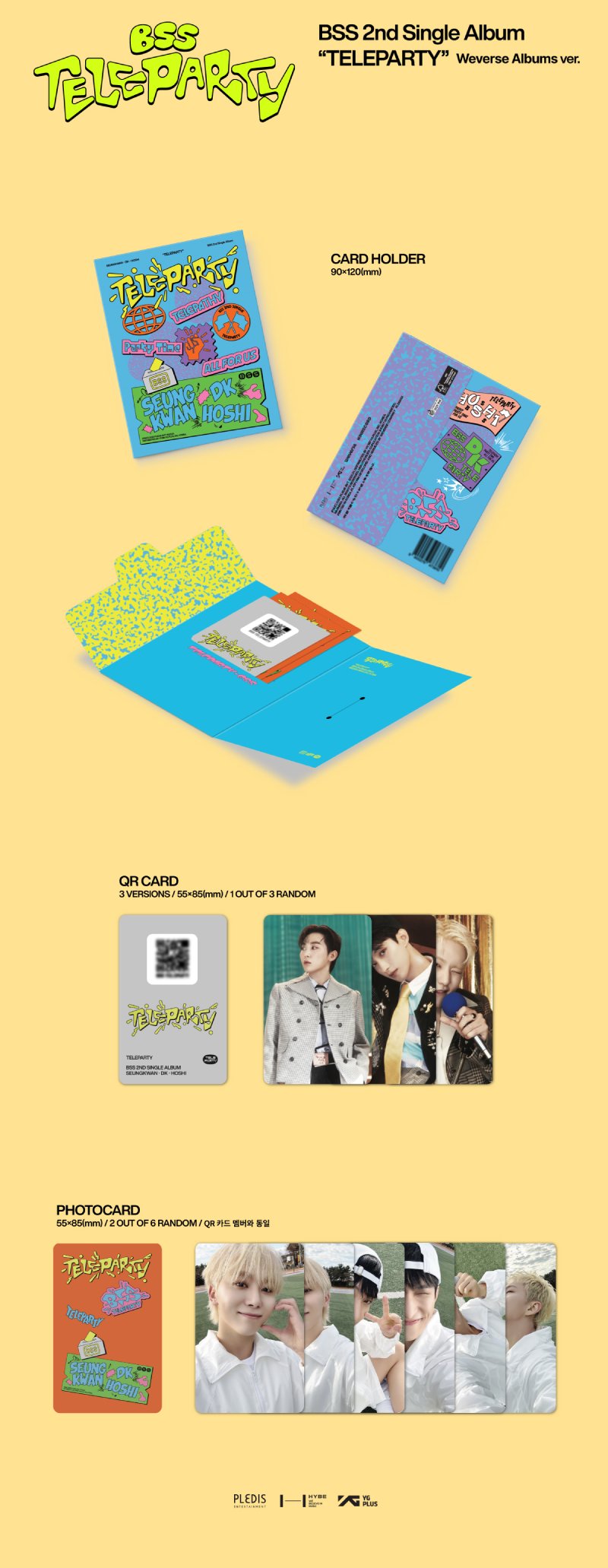 부석순 (SEVENTEEN) - 2nd Single Album ‘TELEPARTY’ (Weverse Albums ver.)