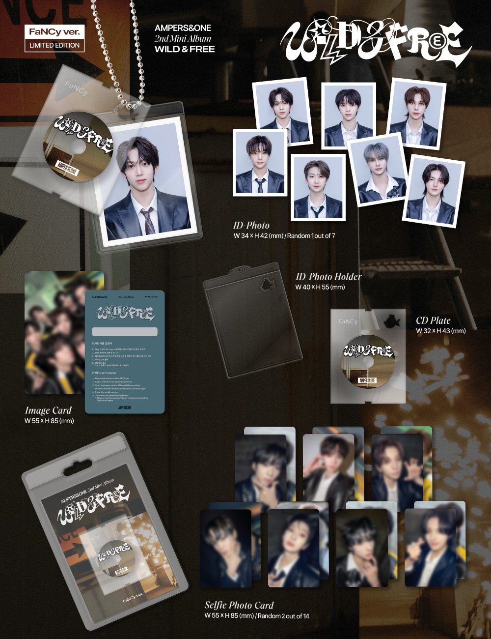 앰퍼샌드원 (AMPERS&ONE) - 미니 2집 [WILD&FREE] (FaNCy Ver.) (LIMITED EDITION)