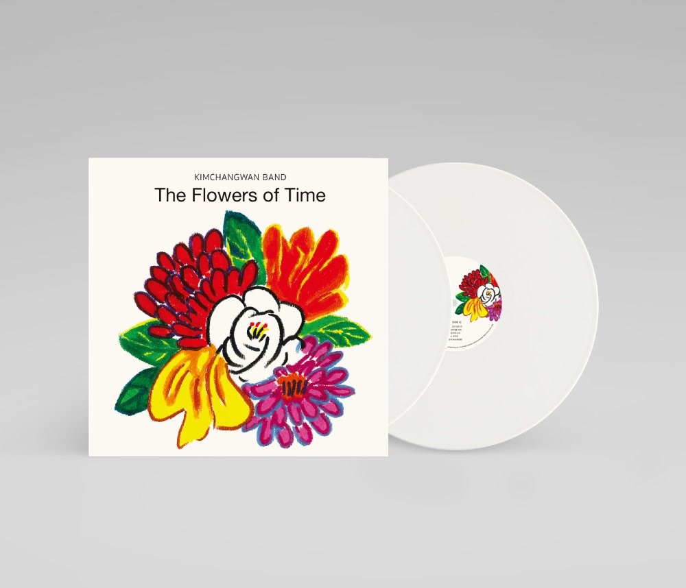 김창완 밴드 - THE FLOWERS OF TIME [180G 화이트 컬러 2LP 한정반 / 게이트폴드 커버]