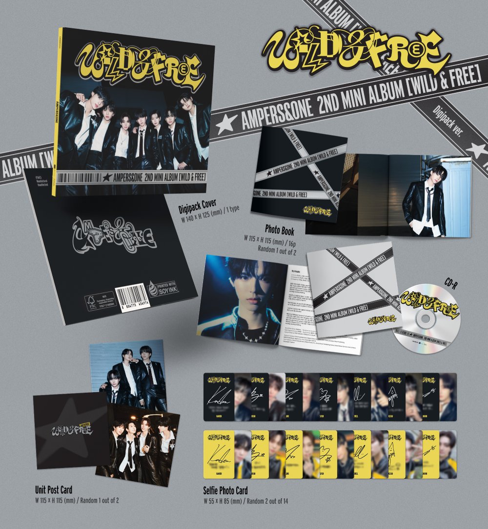 앰퍼샌드원 (AMPERS&ONE) - 미니 2집 [WILD&FREE] (Digipack Ver.)