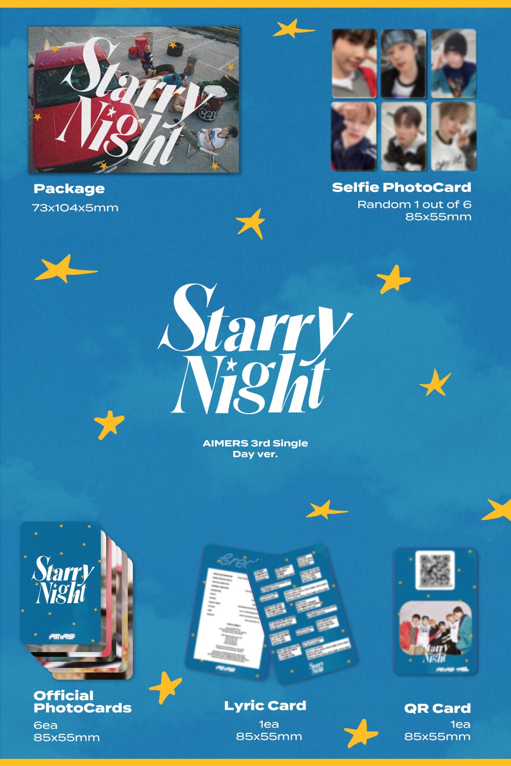 에이머스 (AIMERS) - 싱글 3집 [Starry Night] 랜덤
