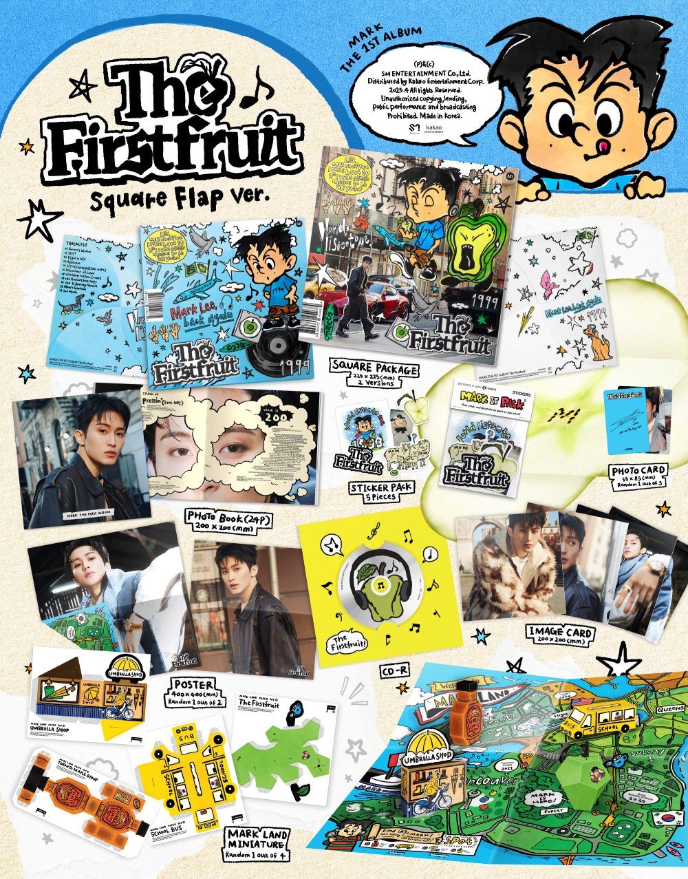 마크 - [The Firstfruit] (Square Flap Ver.) 랜덤