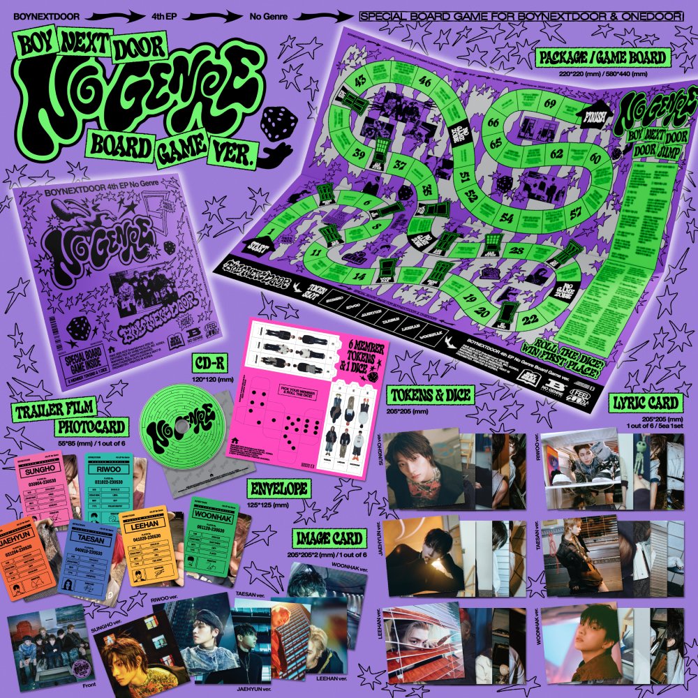 보이넥스트도어 (BOYNEXTDOOR) - 4th EP [No Genre] (Board Game ver.)