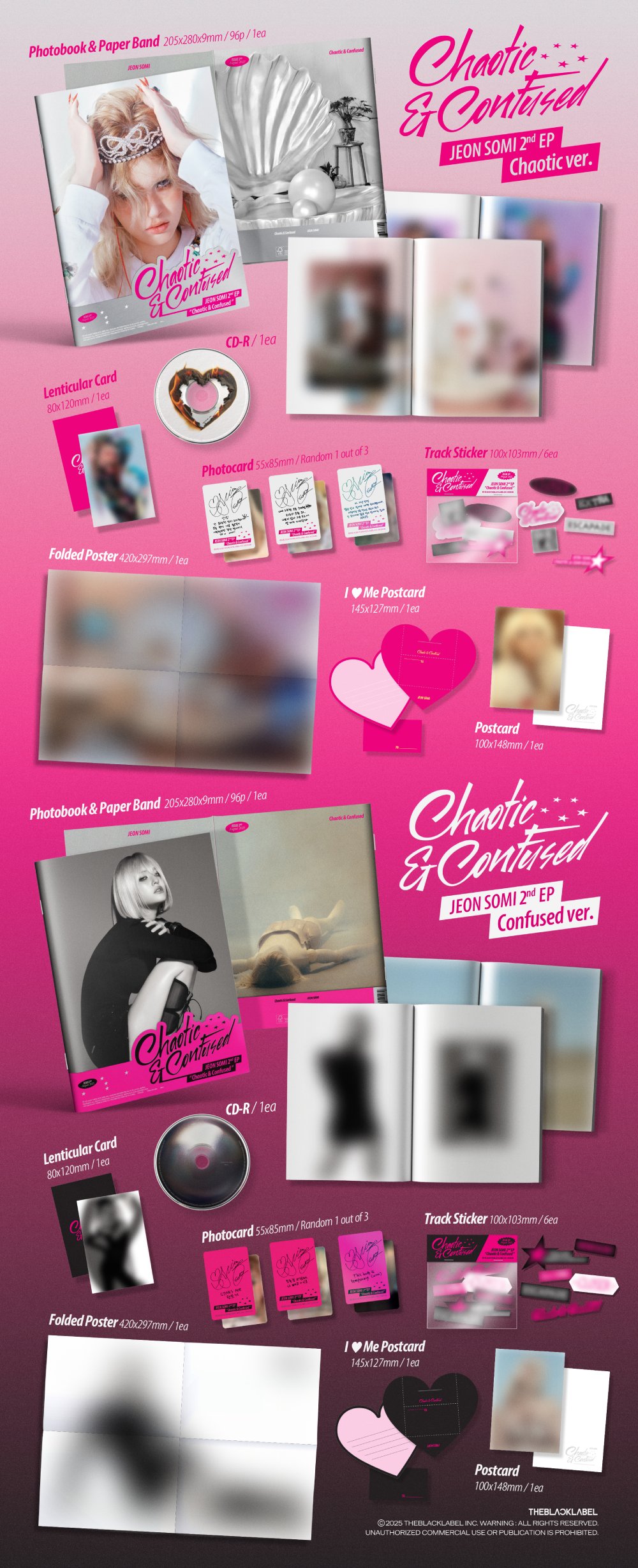 전소미 (JEON SOMI) - 2nd EP ALBUM [Chaotic & Confused] 랜덤