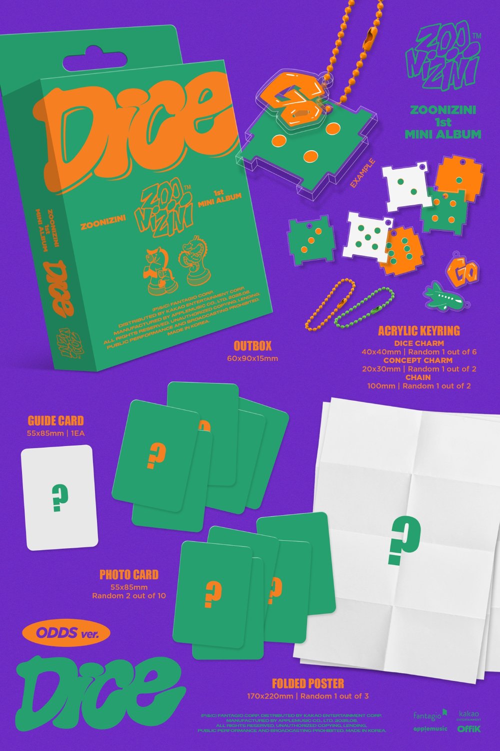 주니지니 (ASTRO) - 미니 1집 [DICE] (ODDS ver.) (META)