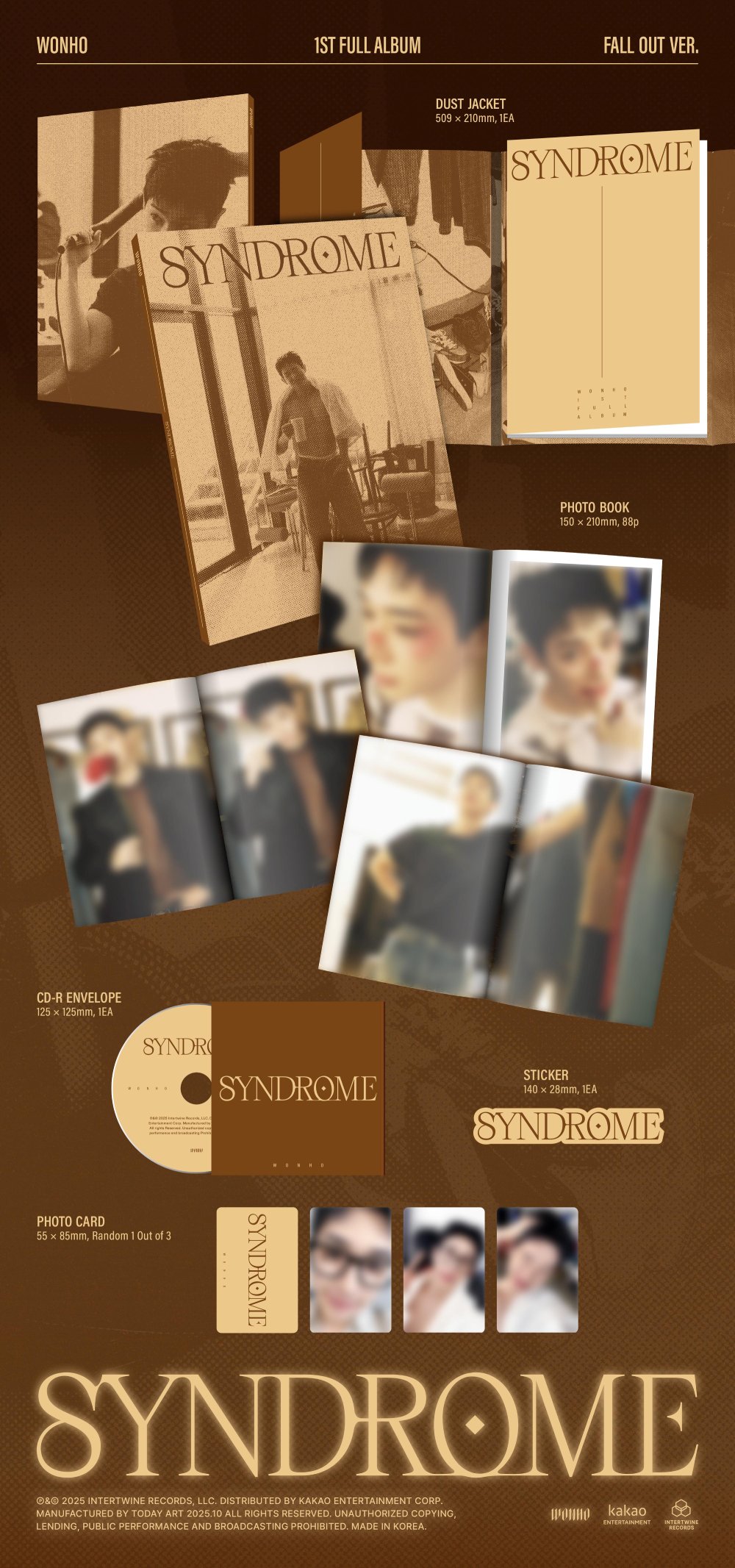 원호 (WONHO) - 정규앨범 [SYNDROME] 랜