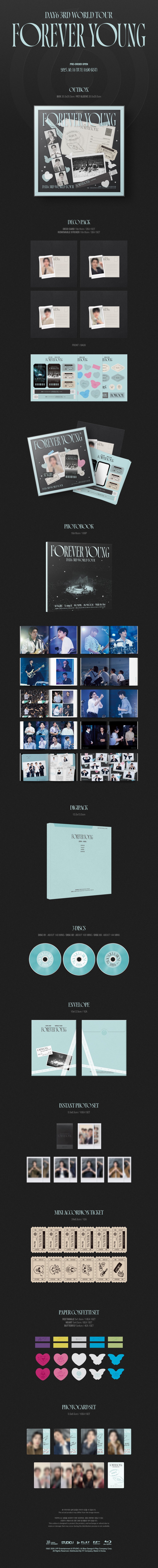 데이식스 (DAY6) - DAY6 3RD WORLD TOUR  [FOREVER YOUNG] Blu-ray 